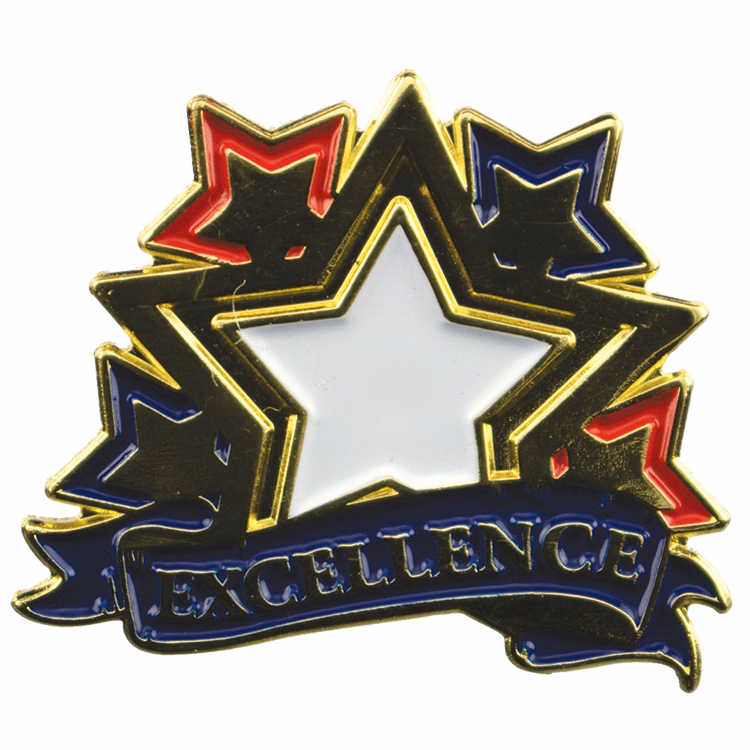 Educational Lapel Pin- Excellence (1-1/8")