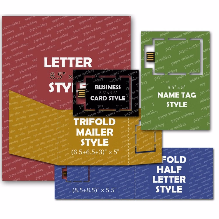 Custom Size Paper Webkey