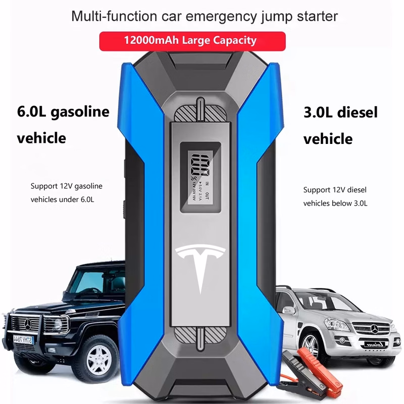 Multi-function Car Emergency Jump Starter with Smart Clip