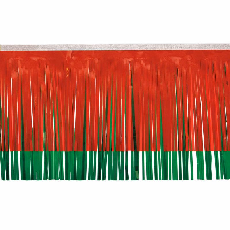 Victory Corps™ Standard Red & Dark Green Fringe (15")