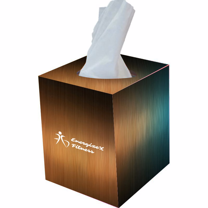 Custom Flat Top Tissue Box Sleeve
