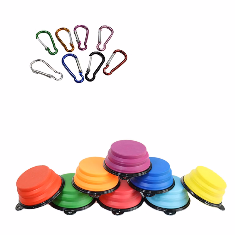Folding Pet Bowl With Buckle