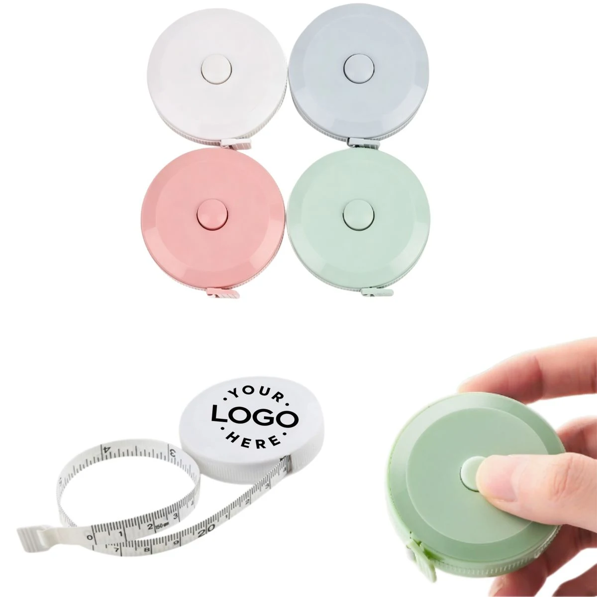 MOQ 10pcs 5ft Soft Retractable Measuring Tape 1