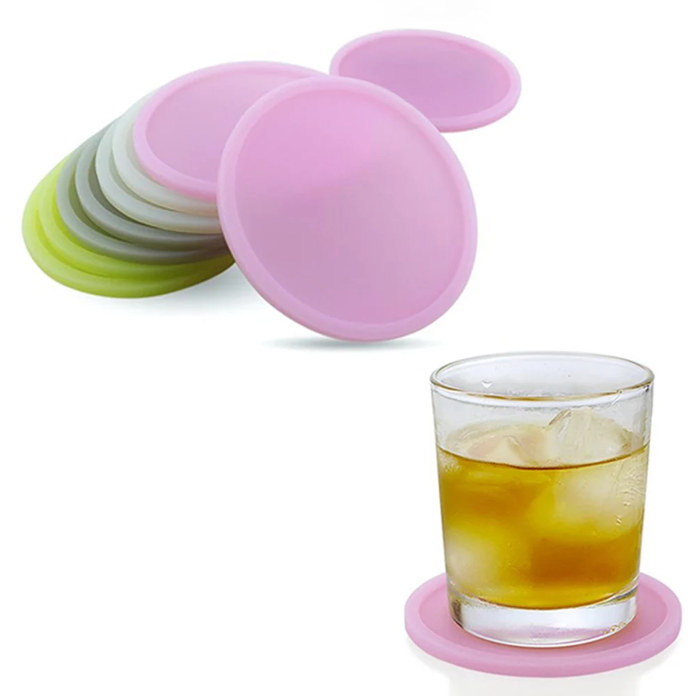 Custom Creative Luminous Silicone Coaster 1