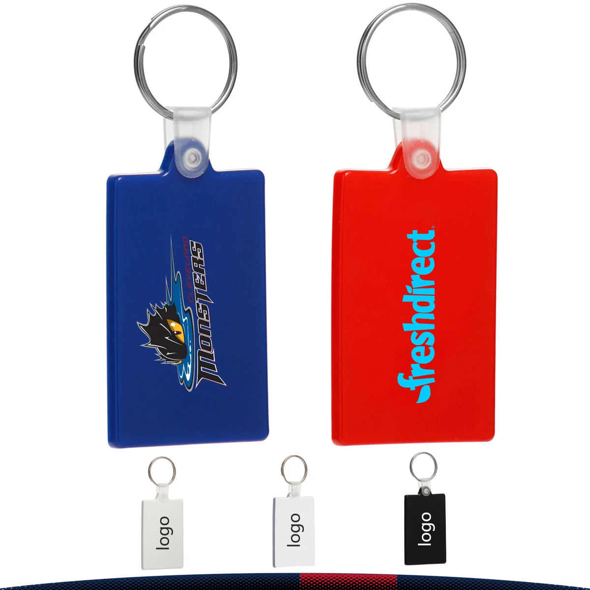 Glarte Rectangle Soft Keychain 1
