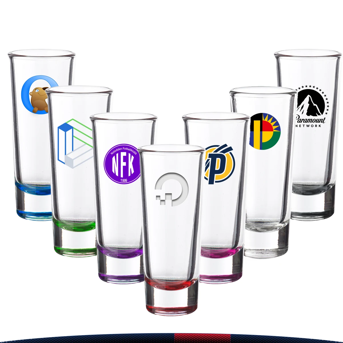 2 oz. Double Water Glasses 1
