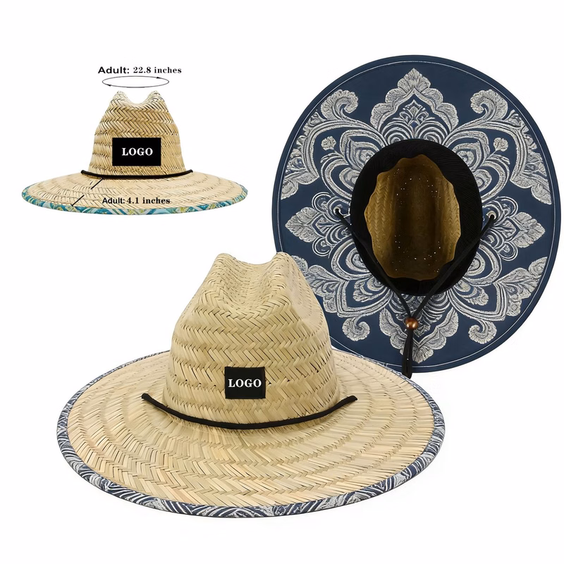 Adjustable Straw Sun Hat