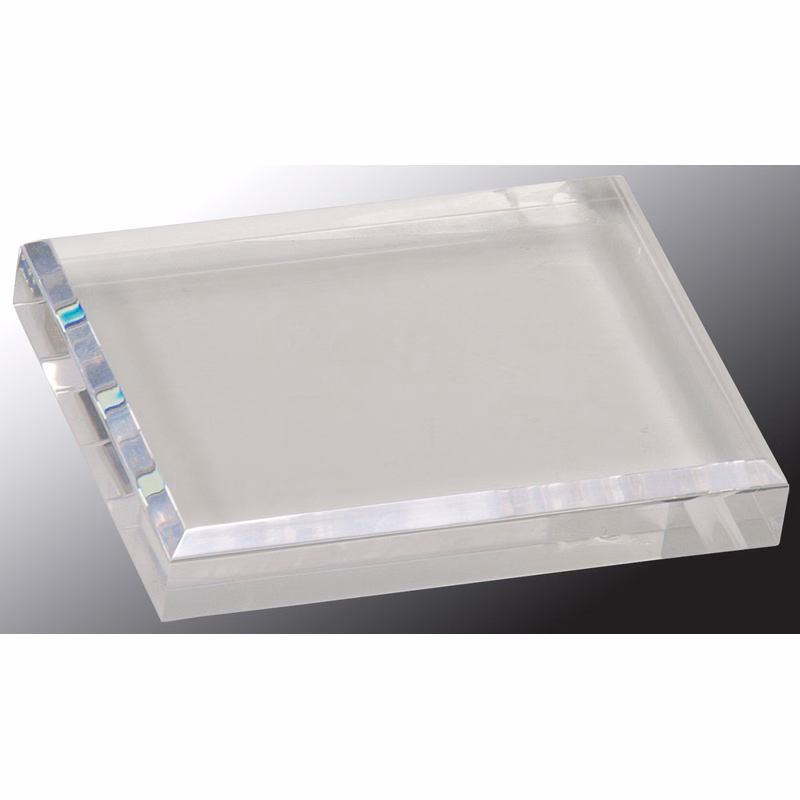 4 1/2" x 3 1/2" Clear Acrylic Paperweight Award