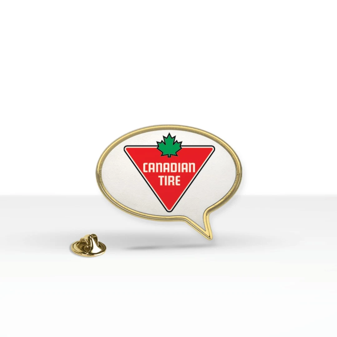 Express Lapel Pin Round Speech Bubble (1 x 0.875 in) 1