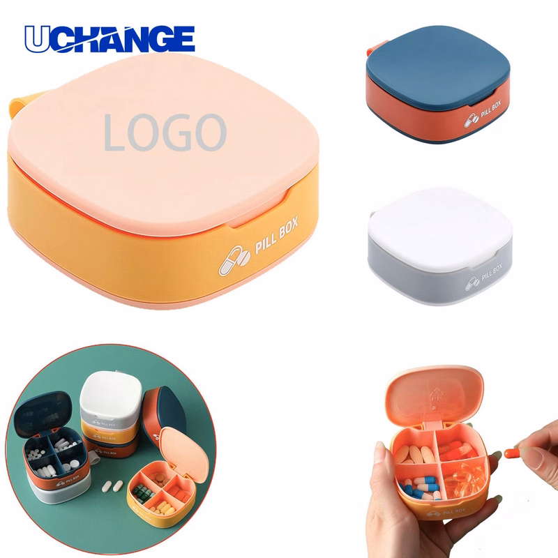 Travel Pill Box Organizer Case