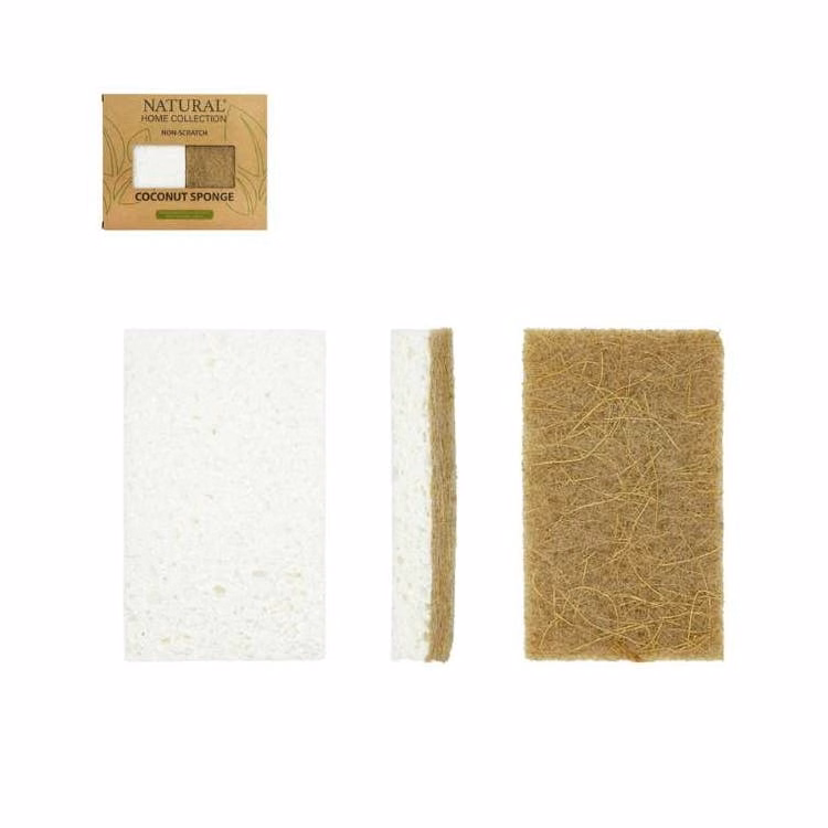Non-Scratch Cleaning Sponge Scrubbers 2ct