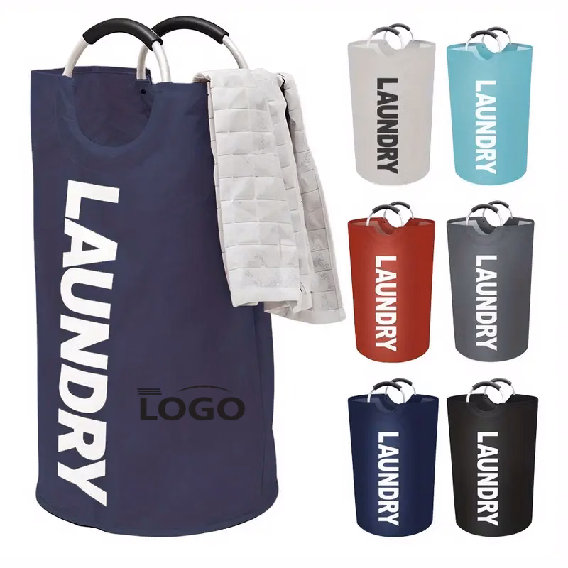 Stand Up Foldable Storage Basket With Handle