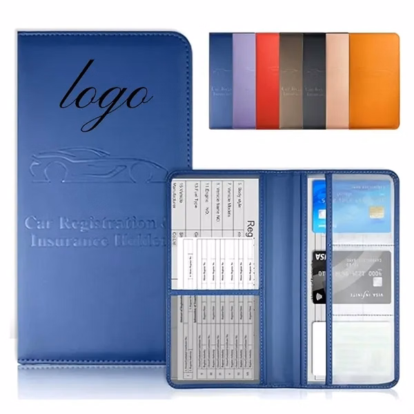 Car Registration & Insurance Card Holder for Office, School and Events