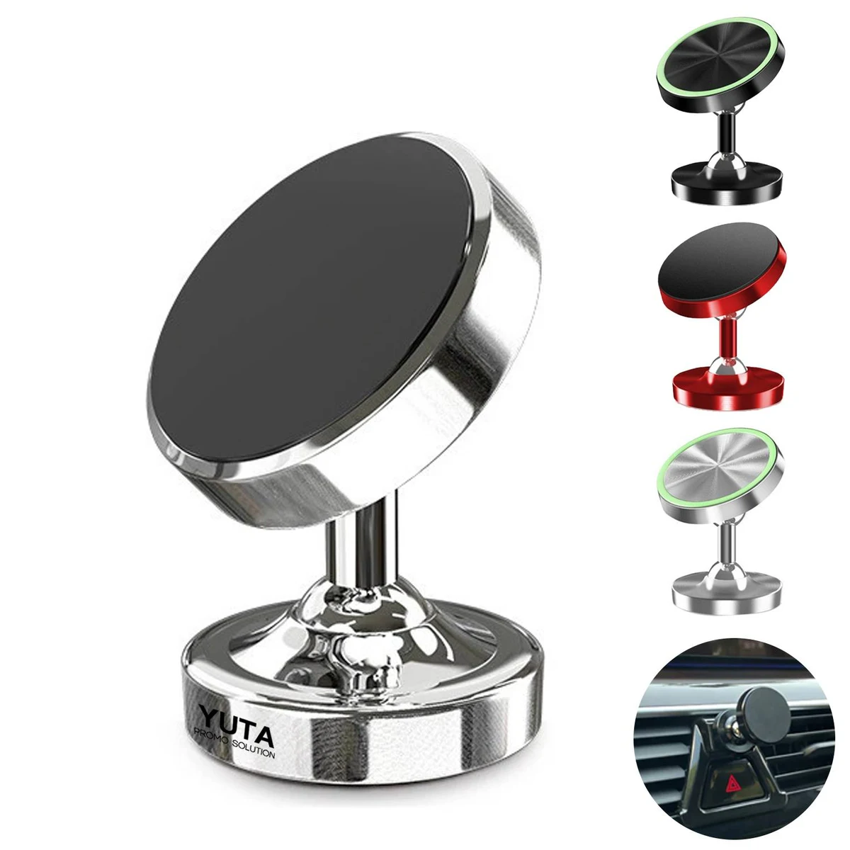 Dual Magnetic Phone Holder for Gym and Car 1