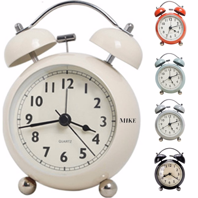 Twin Bell Metal Alarm Clock