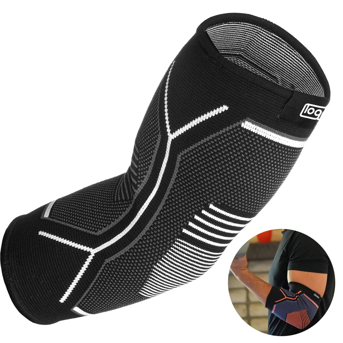 Breathable Elastic Nylon Elbow Compression Sleeve 1