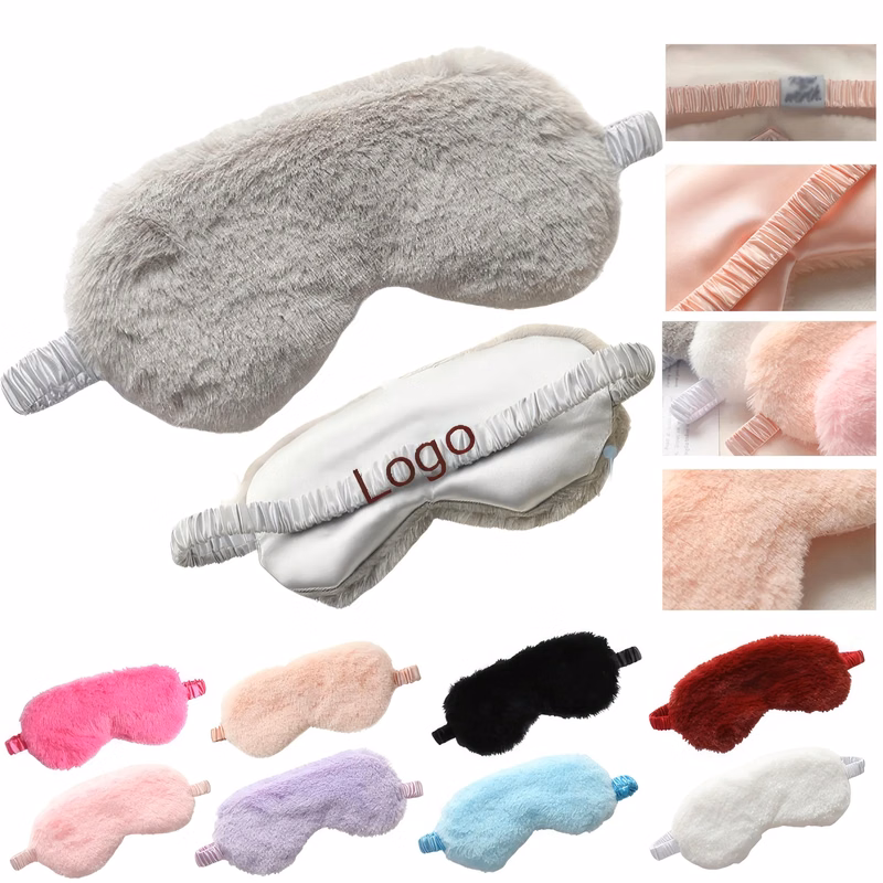 Rabbit Hair Blackout Sleep Mask