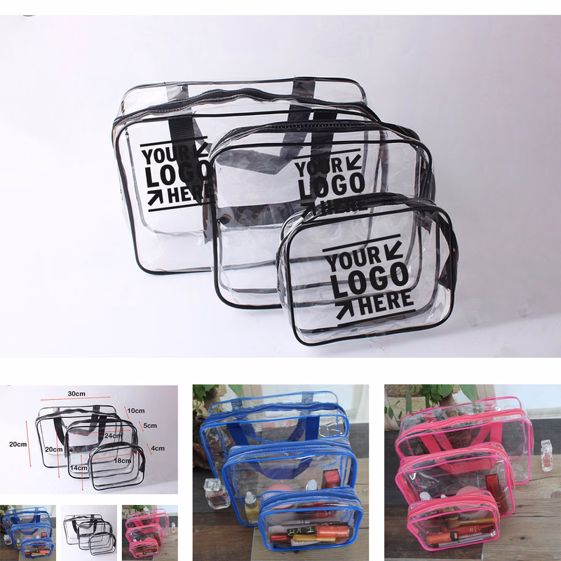 Makeup bag , Travel Must-Transparent Waterproof Pouch