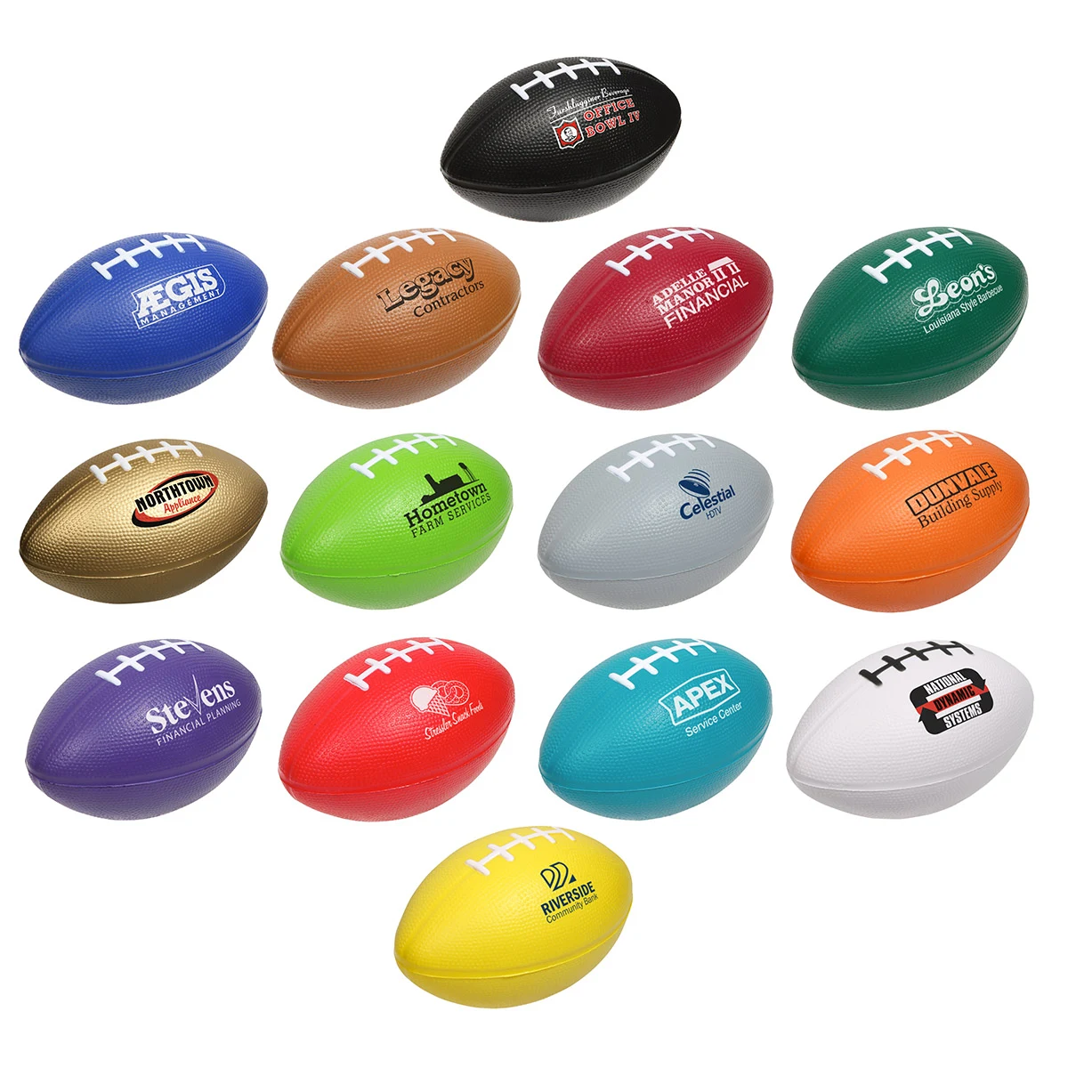 Large Football Stress Reliever 1