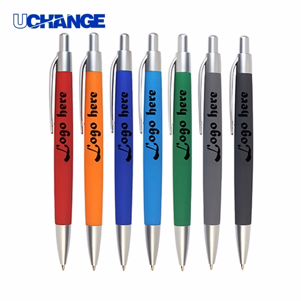 Durable Plastic Ballpoint Pen With Logo Print for Branding