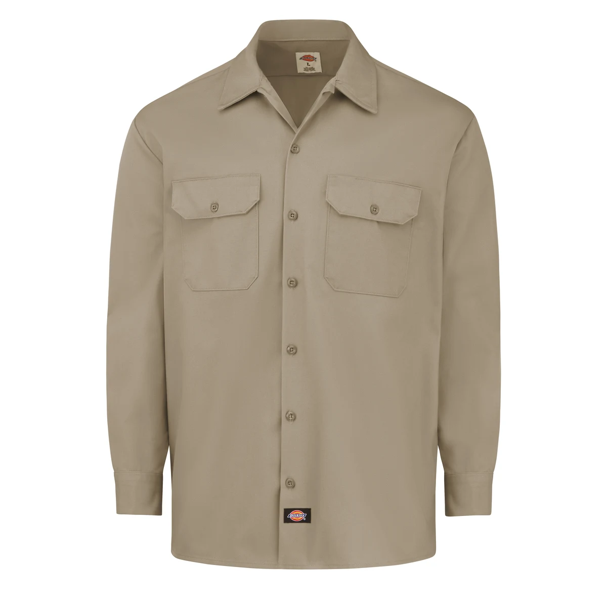 Dickies® Men's Industrial Heavyweight Twill Long-Sleeve Shirt 1
