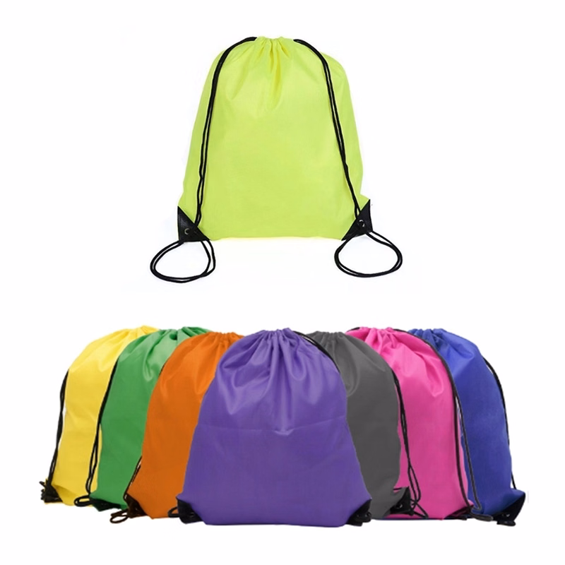 210D Nylon Drawstring Bag Backpacks