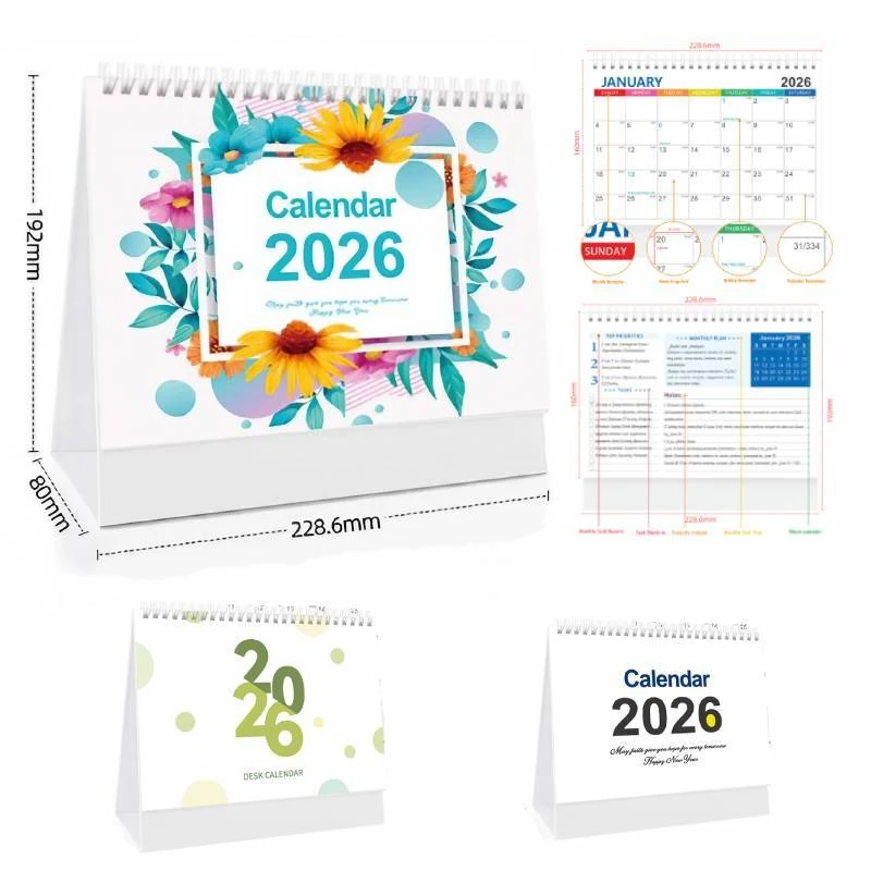 12-Month Desk Calendar 1