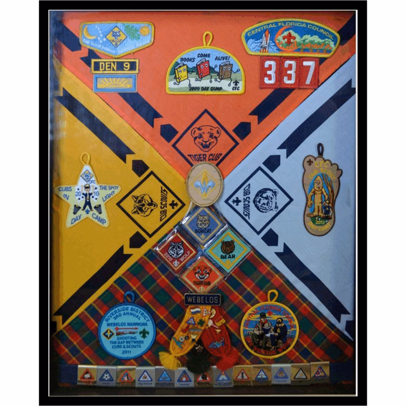 Black 3D Deep Wood Shadow Box w/ Linen Back Board