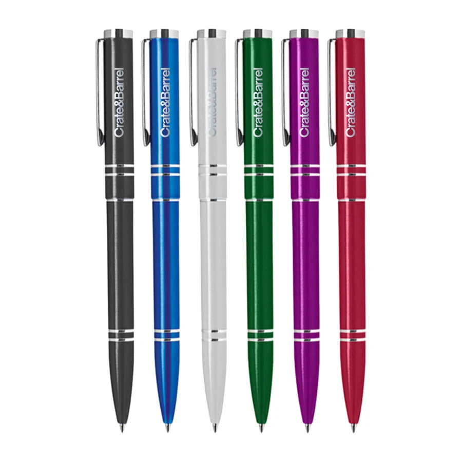 Union Printed - Glossy Ballpoint Click Metal Pen 1
