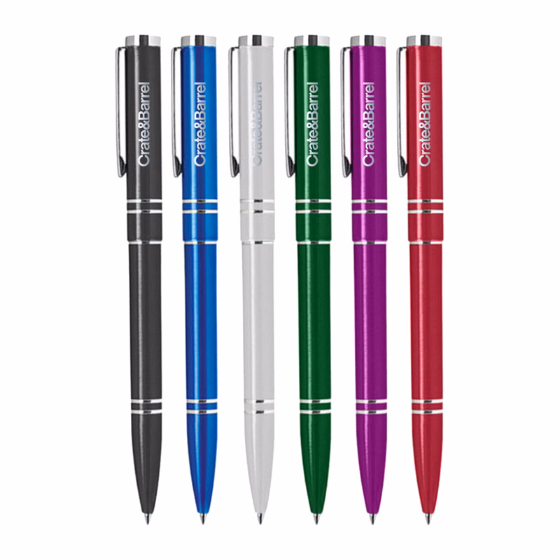 Union Printed - Glossy Ballpoint Click Metal Pen
