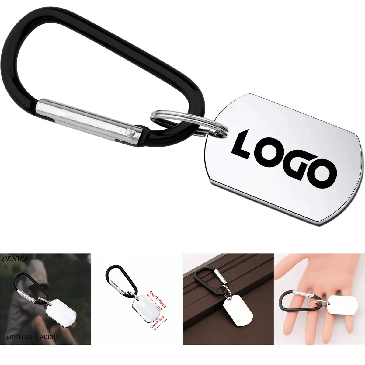 Carabiner Tags 1