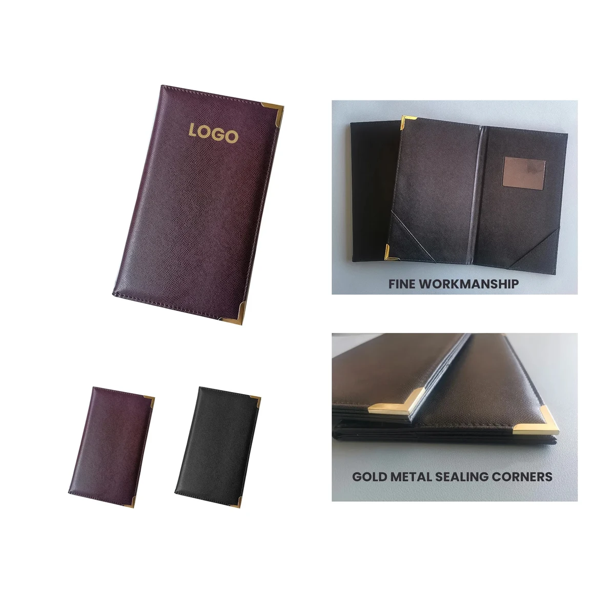 PU Leather Bill Menu Holder 1