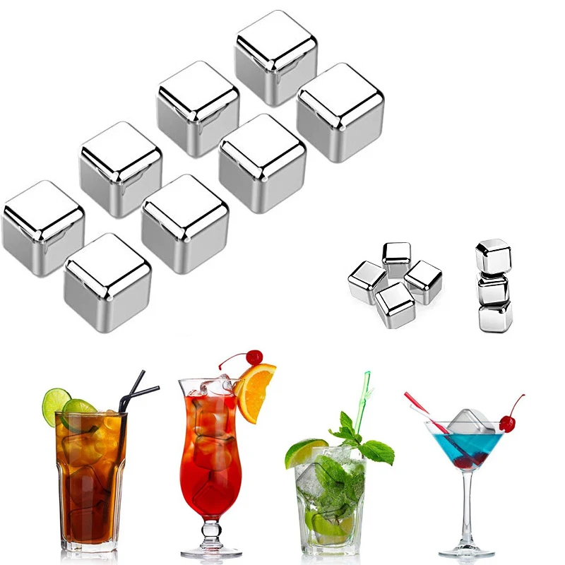 Stainless Steel Reusable Whiskey Ice Cubes 1