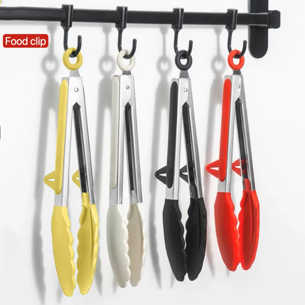 Tongs With Silicone Tip 1