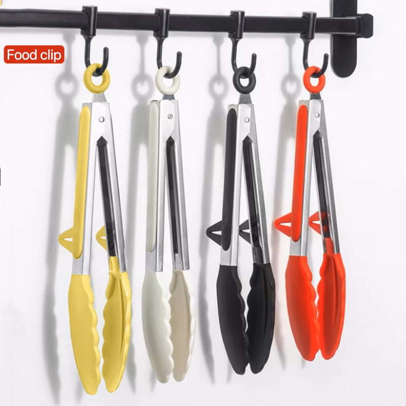 Tongs With Silicone Tip
