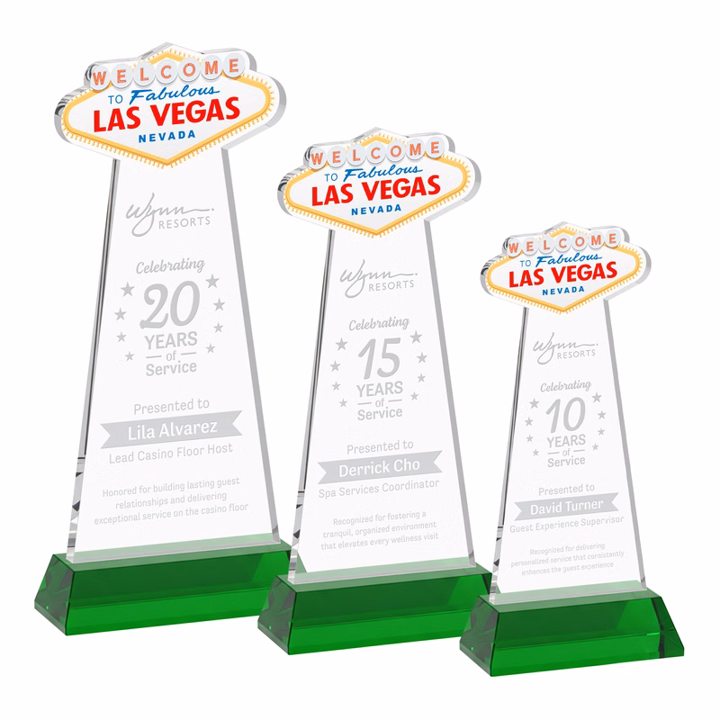 Las Vegas Award on Hartford Base - Green