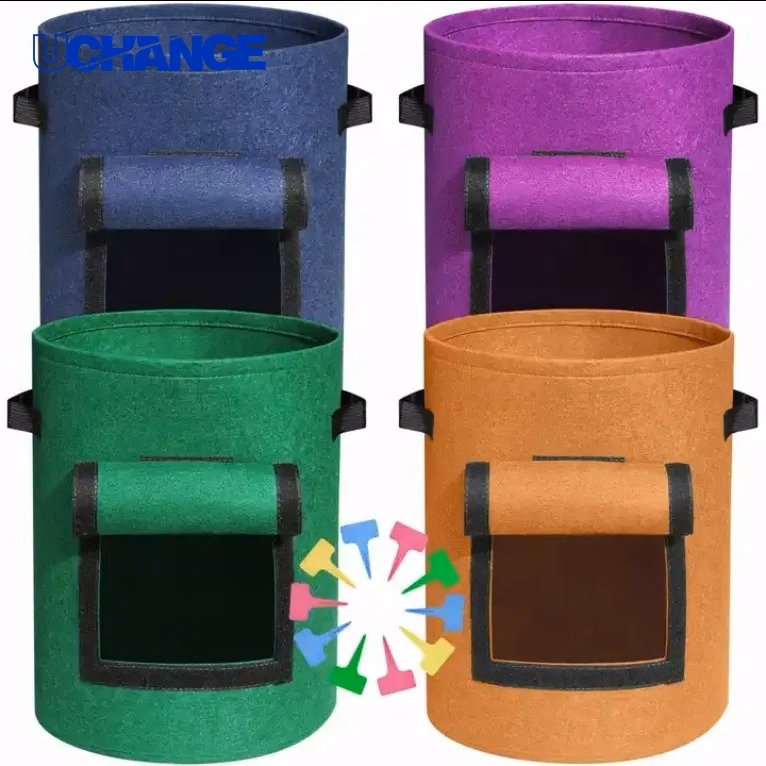 5 Gallon Vegetable Grow Bag Fabric Planter for Gardening
