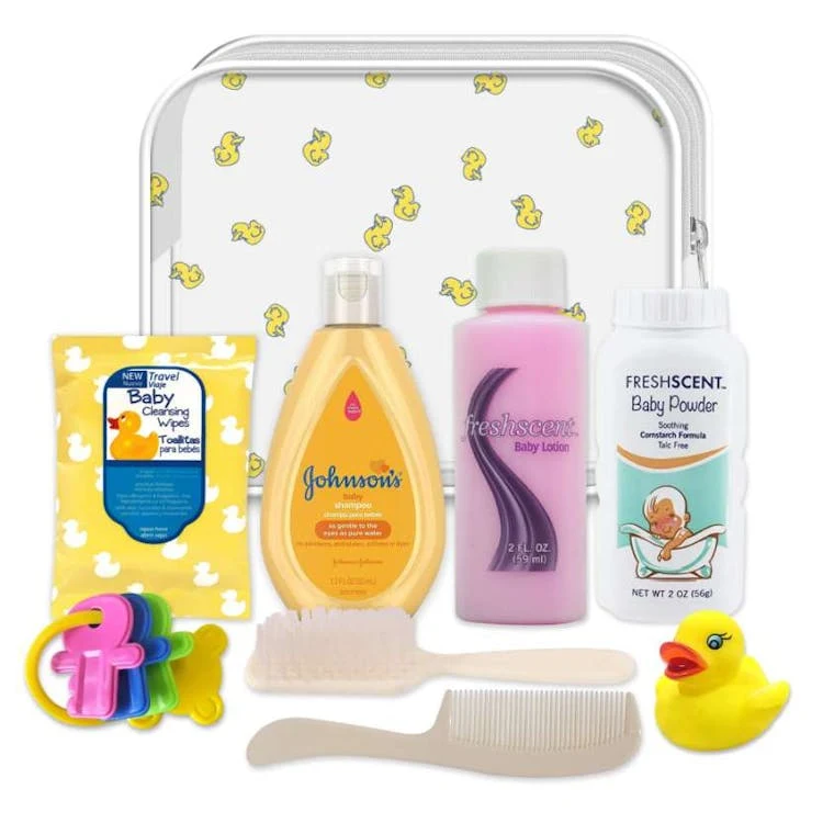 9pc Baby Travel Bags - Duck Print Bag Clear 1