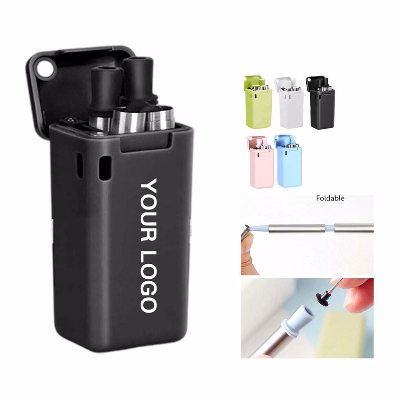 Eco Friendly Reusable Straw Set with Protective Case