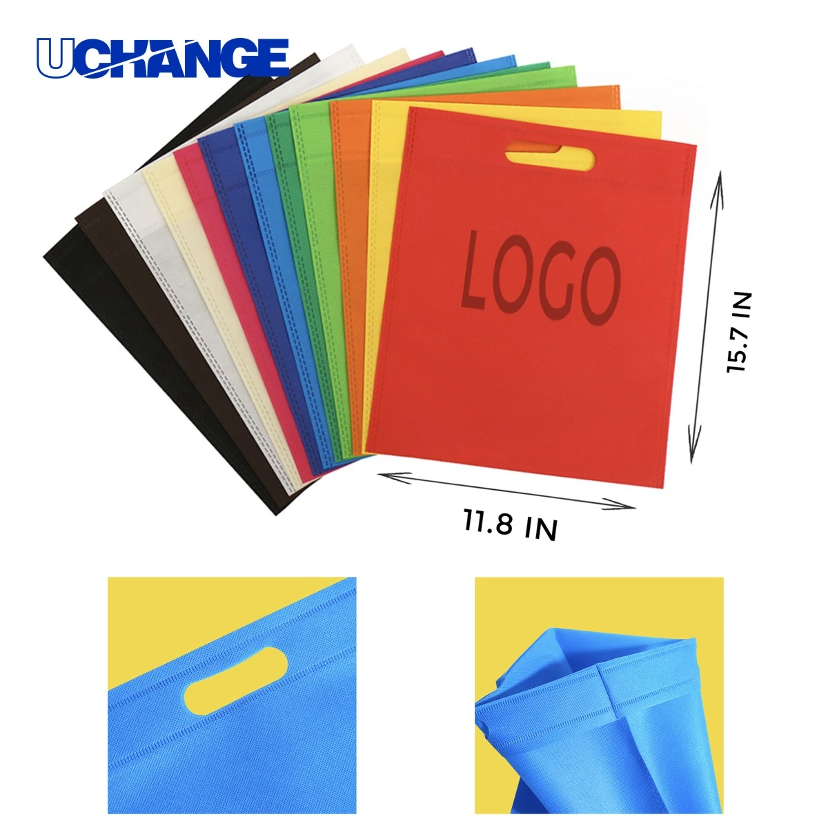 Eco-Friendly Non-Woven Flat Tote Bag 1