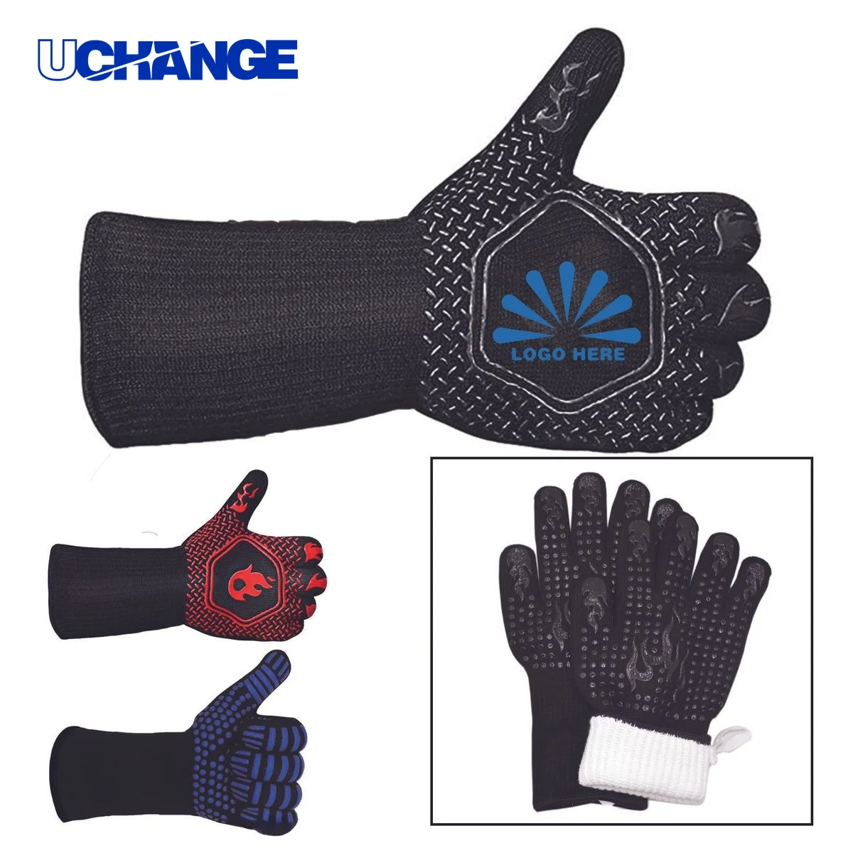 Durable Heat Resistant BBQ Gloves 1
