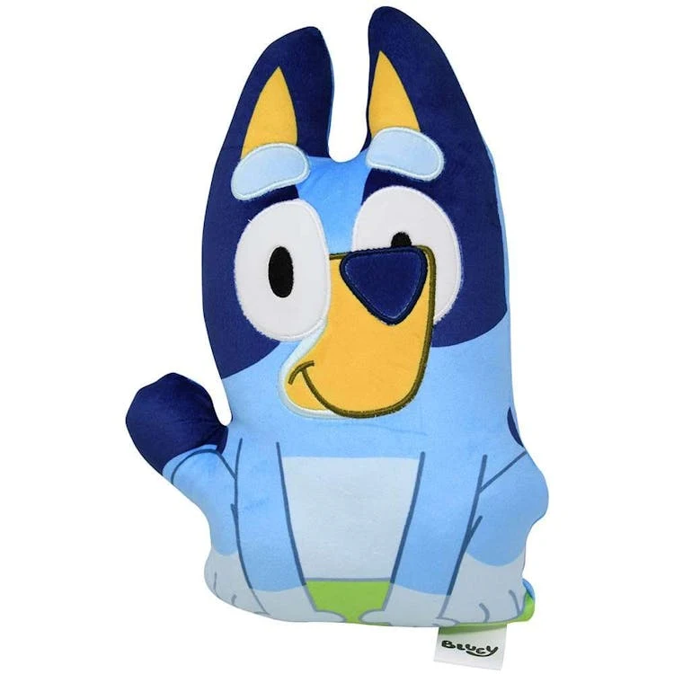 Bluey Head Shaped Squishy Plush 11" x 13" 1