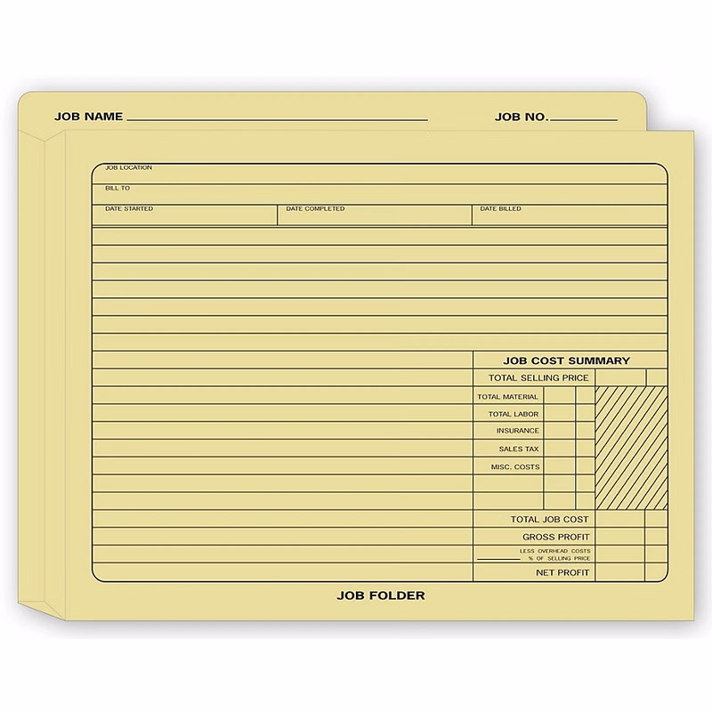 Expandable Job folder