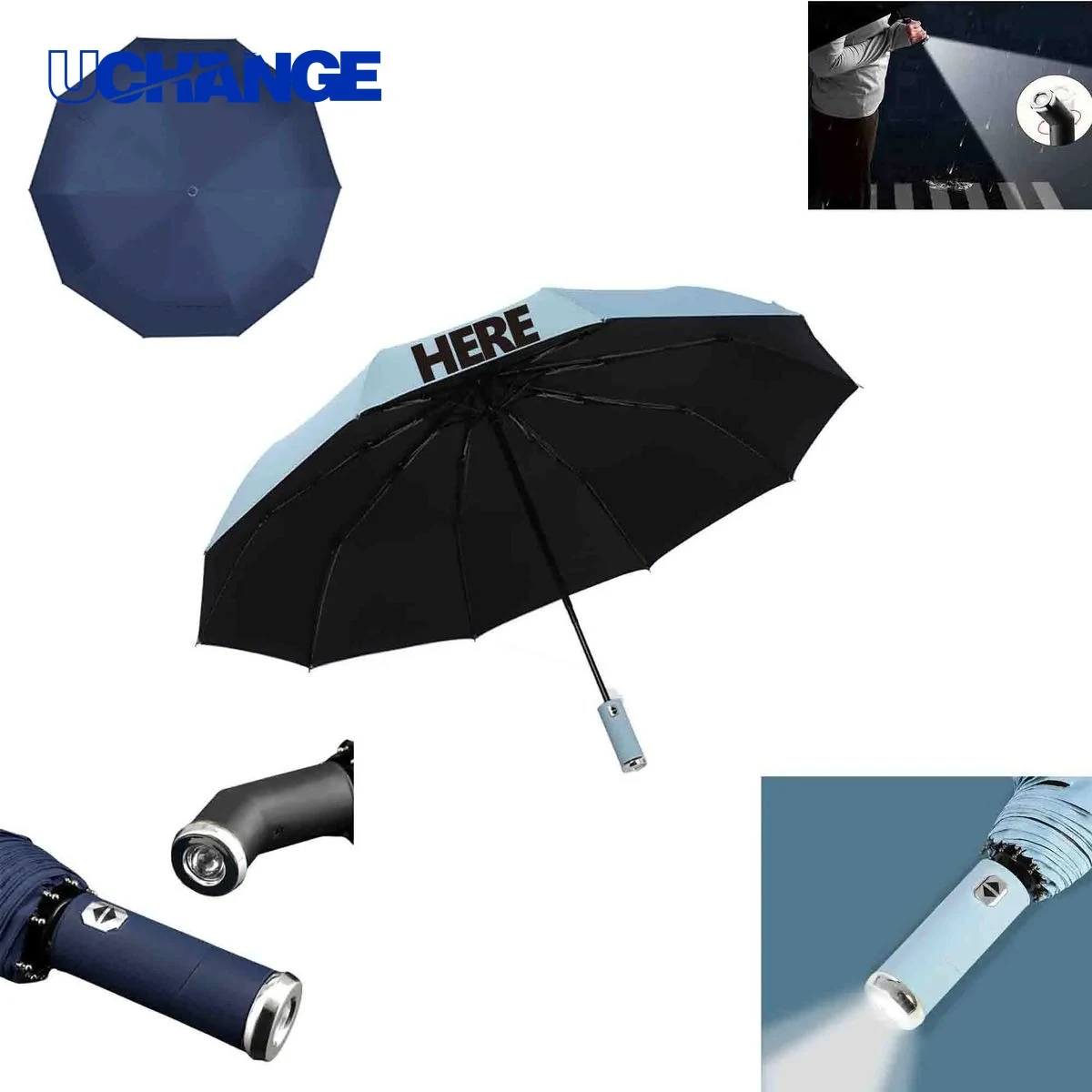 UV Protection LED Light Umbrella 1