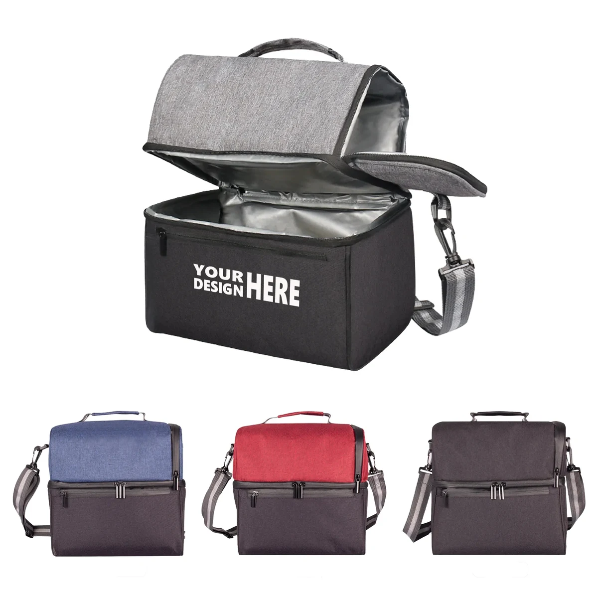 Insulated Double-Layer Outdoor Picnic Bag 1