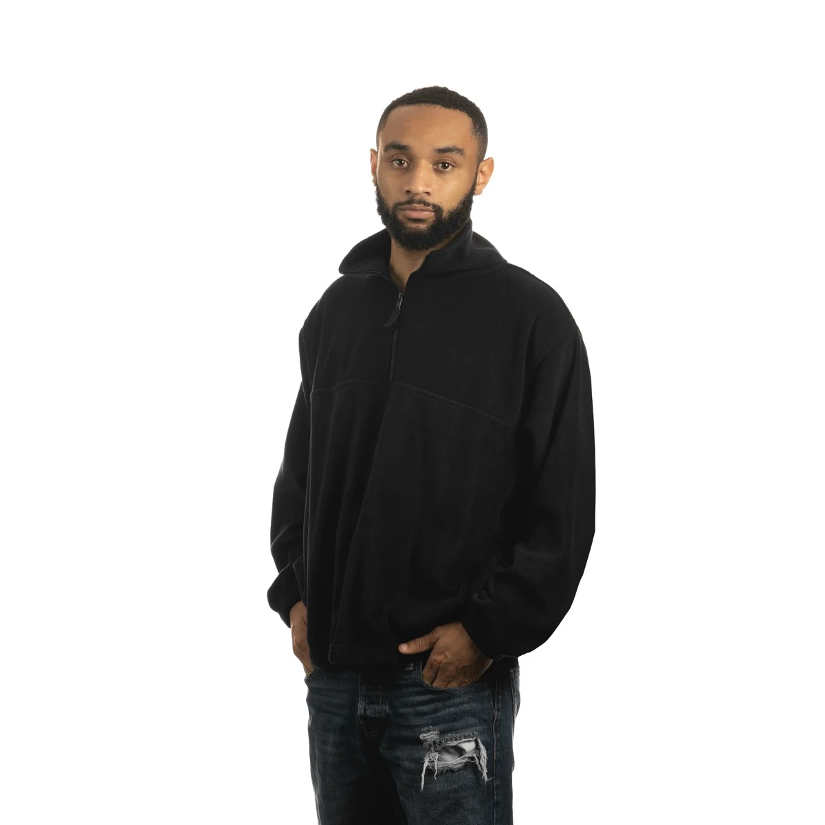 1/4 Zip Polar Fleece Pullover 1