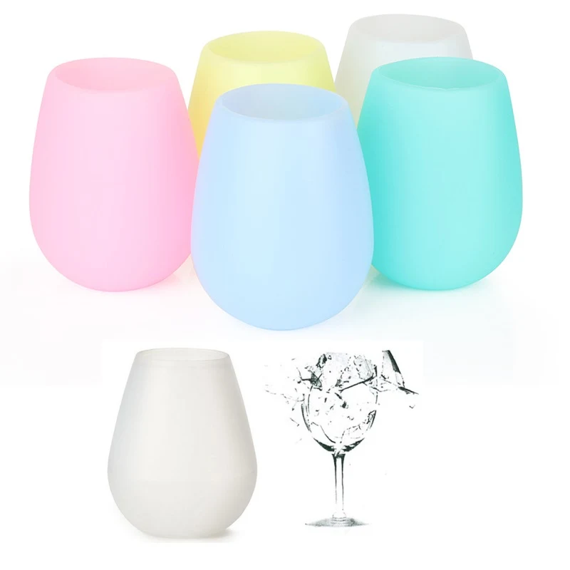 Silicone High-heeled Wine Glass 1