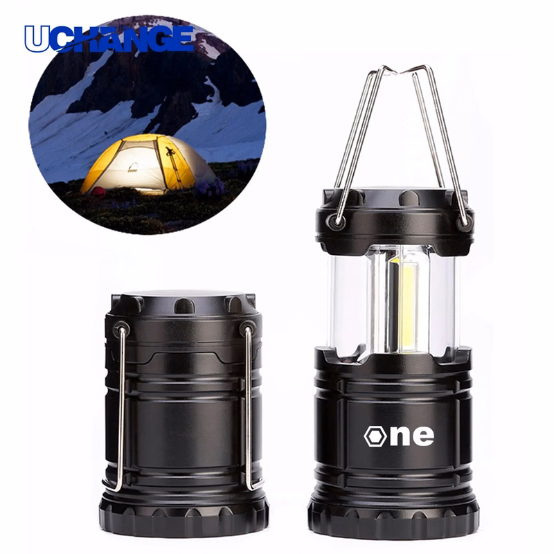 Collapsible Camping Lantern COB Lamp for Lighting