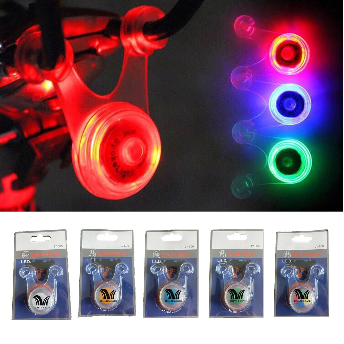 Mountain Bike Light Bicycle Accessories Warning Headlight 1