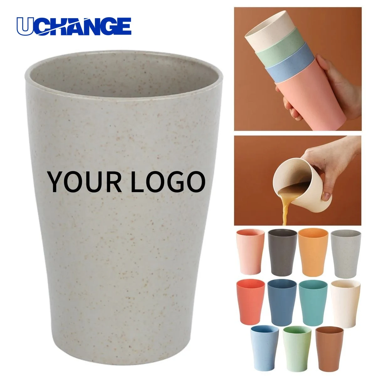 Durable Wheat Straw Cup for Home and Travel 1